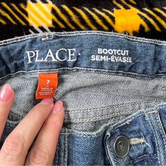 The Children’s Place boys size 7 bootcut jeans - Picture 2 of 2